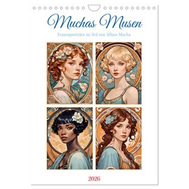 Muchas Musen (Wandkalender 2026 DIN A4 hoch), CALVENDO Monatskalender