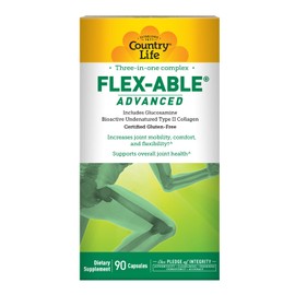 Country Life Flex-Able Advanced Capsules, 90 Count, Certified Gluten Free