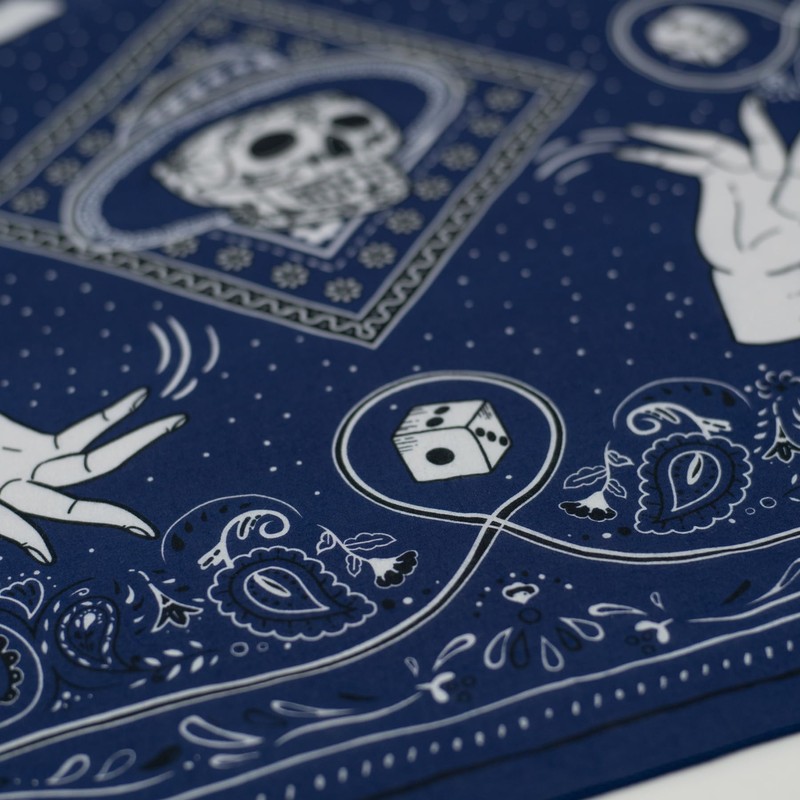 WHTE MOSS bandana 100% extra fine cotton handkerchief for men