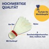 Best Sporting Nylon Shuttlecock Set, 6 Nylon Shuttlecocks, Badminton Set