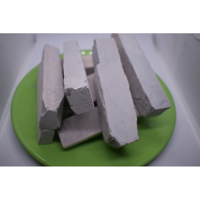 India Clay Schwarze gerillte Schieferblöcke, 500 g