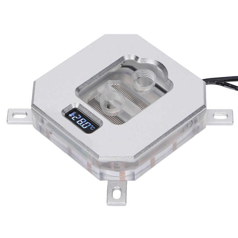 CPU Water Cooling Head VA Screen Temperature Display Computer CPU