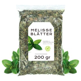 Lemon Balm 200 g - Lemon Balm Tea - Melissa Tea - Herbal Teas - Loose Infusions - Rich in Minerals and Nutrients - Natural Properties