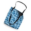 Blue Camo Camouflage Y2K Military Tactical Print Pattern Tote Bag
