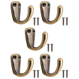 Fuxxer® Classic Coat Hooks Towel Hooks Iron Hooks Bronze Set of 5
