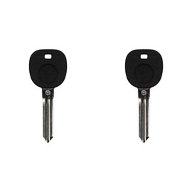 LTT Replacement Transponder B111 Ignition Car Key for GMC Acadia 2009 Part Number 23372322 Chip ID 46 (Circle+) Pack of 2