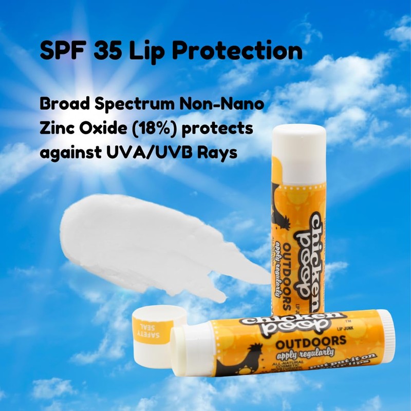Chicken Poop Lip Balm Simone Chickenbone Outdoors Moisturizer with SPF