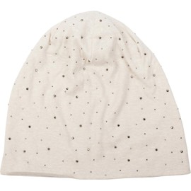 styleBREAKER 04024037 Unisex Classic Beanie Hat with High-Quality Rhinestone Studs -