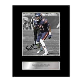 Eddie Jackson Signed Mounted Photo #01 Chicago Bears