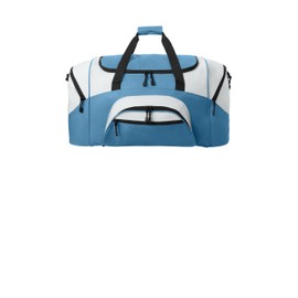 Port Authority - Standard Colorblock Sport Duffel. BG99, Carolina Blue/ Grey, OSFA