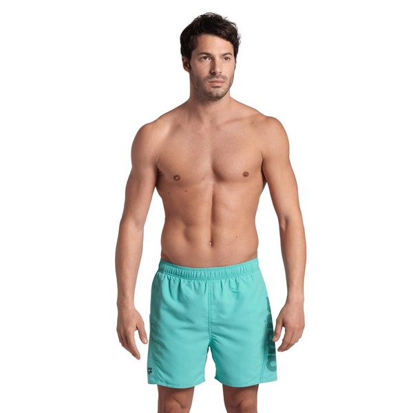 Arena Men's Fundamentals Logo R Boxer Beach Shorts