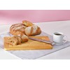 RoyalHouse Large Premium Natural Bamboo Bread Cutting Board with Crumb