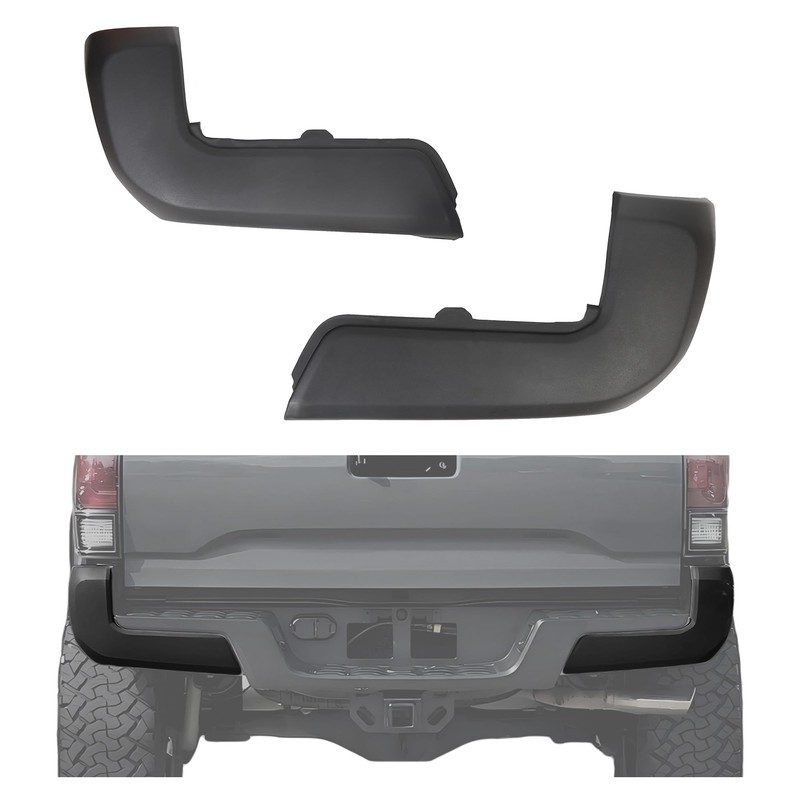 KUAFU Rear Bumper End Cap Compatible with 2016-2023 Toyota Tacoma