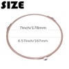 2 Pack 7 Inch Microwave Turntable Ring Microwave Roller Ring,