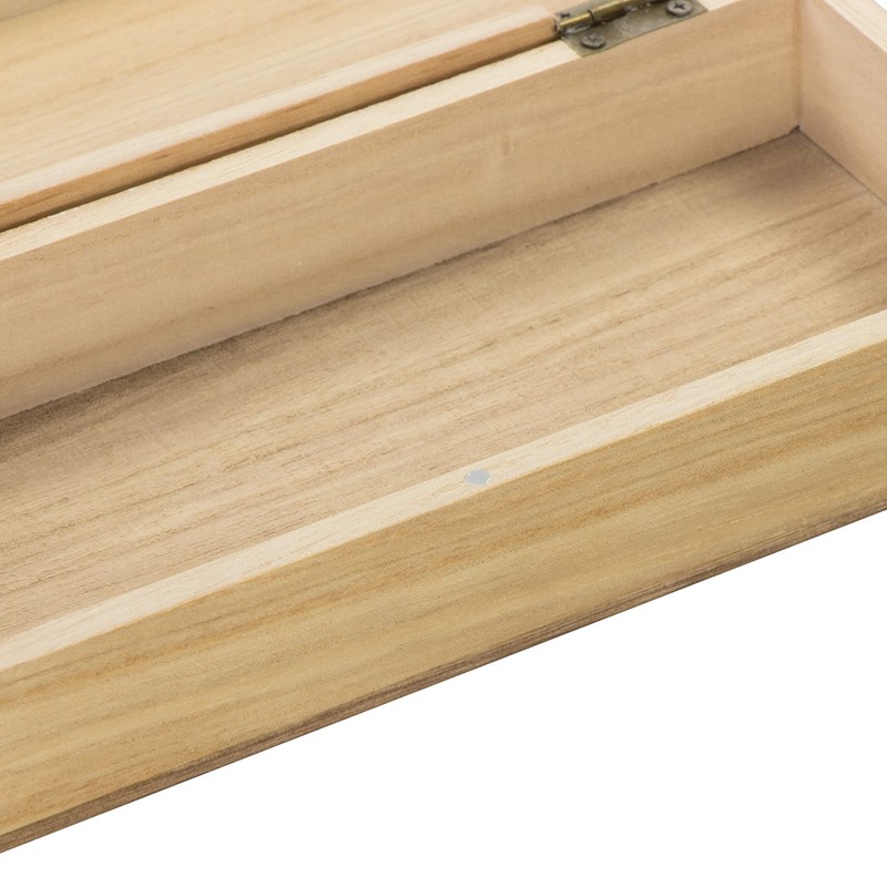 LAUBLUST Wooden Box with Lid - 24 x 10 x
