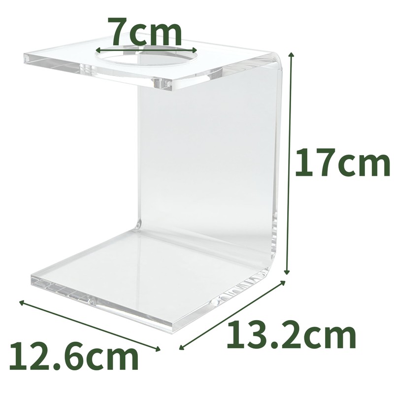 Tsukushido Coffee Drip Stand, Dripper Stand, Station, Transparent Acrylic, Clear,