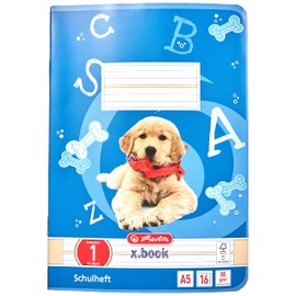 Herlitz Herlitz 3320108 Hefte A5/16 Lineatur 01 (liniert) farbig hinterlegt FSC Mixed 10er Packung Motive sortiert