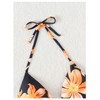Milumia - Parte superior de bikini reversible floral para mujer,