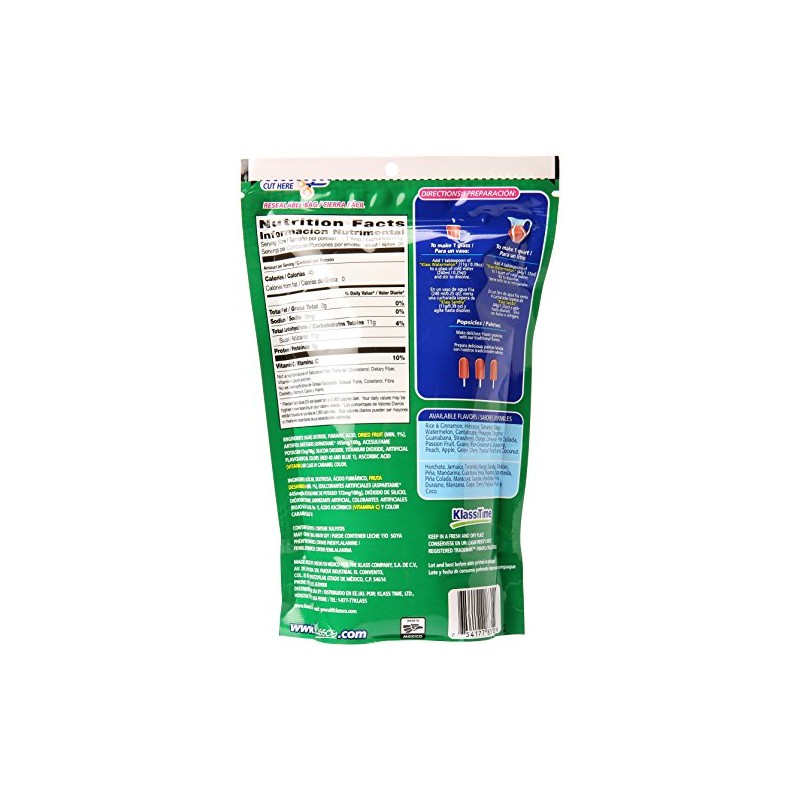 Klass LISTO Drink Mix, WATERMELON, 14.1-Ounce