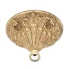 B&P Lamp® Victorian Style, Brass Ceiling Light Canopy Plate, 5
