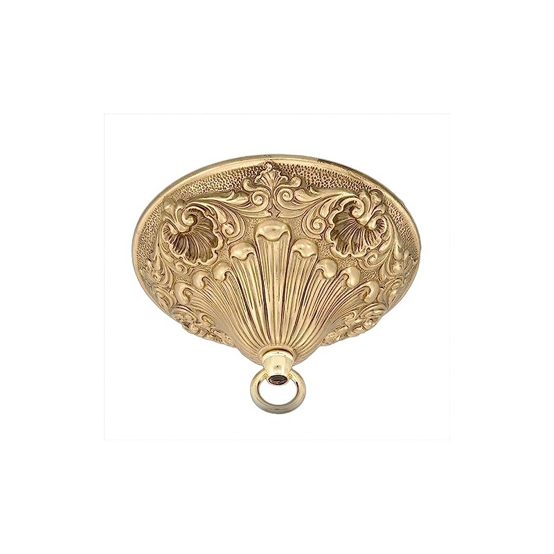 B&P Lamp® Victorian Style, Brass Ceiling Light Canopy Plate, 5