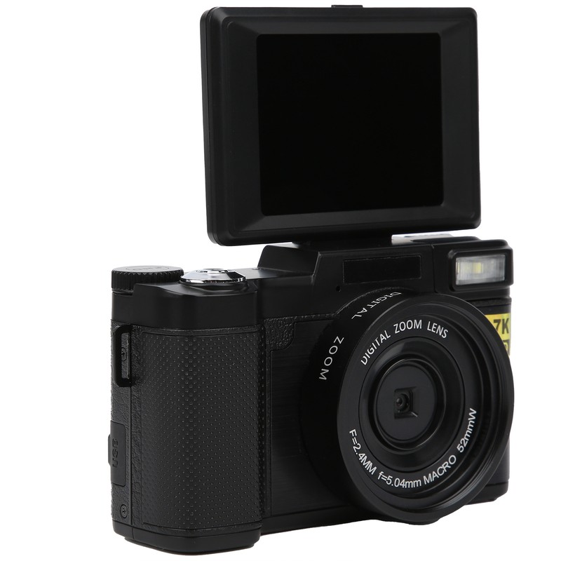Digital Camera 3in LCD Screen 180 Degree Rotation 2.7K 30MP