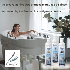 Camylle - Elinya Whirltub Bath Additive - Emulsion of Essential Oils for Hot Tub, Spa Tub, Foot Hydromassage - Detoxifying with Pure and Intense Flavours - 500 ml