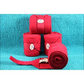 Professional's Choice Polo Wrap 4pk Color: Red