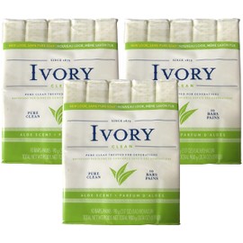 Ivory Jabón, Pure Clean, barras de 3.17 onzas, 10 cada una, paquete de 3 (30 barras en total)