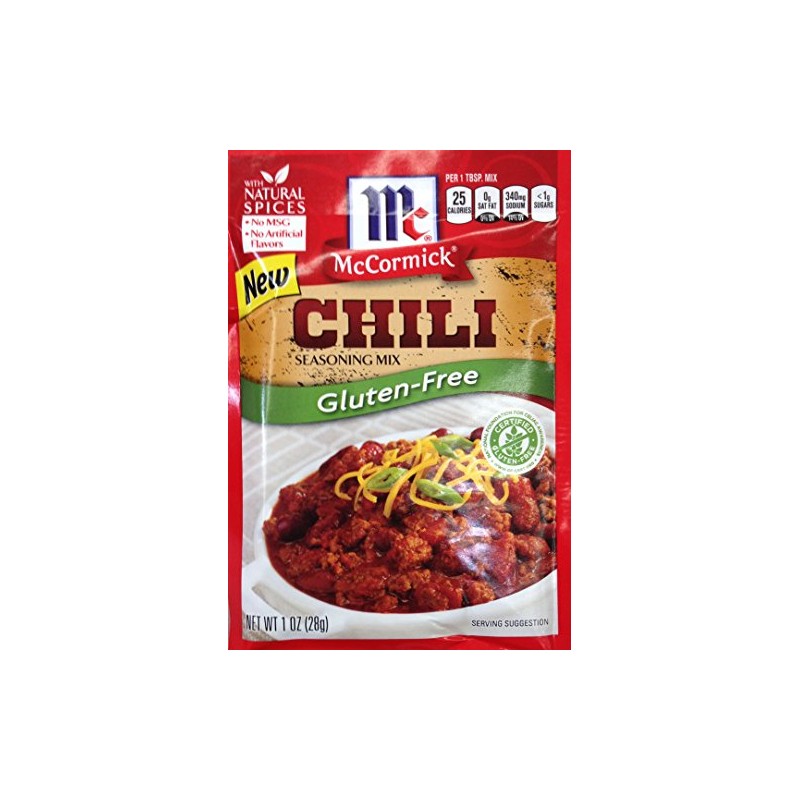 McCormick GLUTEN-FREE Chili Seasoning Mix 1oz (18 pack)