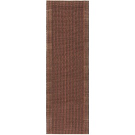 Safavieh Natural Fiber Collection NF451A Handmade Premium Jute Runner, 2'6" x 8' , Brown / Rust