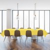 3 Pack Yellow Plastic Tablecloth Disposable Rectangular Table Cloth 54