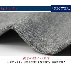 NECOTIA Brand 5 Toe Socks, Men's, Women's, Five Toe Socks, For Spring, Summer and Autumn, Half Length, Anti-Slip, Sports, Cotton, Breathable, Anti-Odor, Anti-Odor, White (1 Pair)