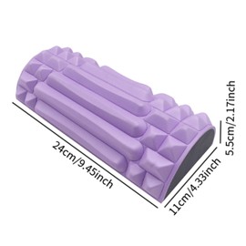 perfeclan Rückenhals Massagebaste Hals Schlafhilfe bequeme Multifunktionshalsstützkissen Kissen für Beine Heimatauto Flugzeug Flugzeug, Lila
