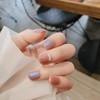 Set of 24 Nail Tips, Gentle Pink Pearl Nails