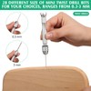 Mudder 57 Pieces Hand Drill Bits Set, 46 Pcs Pin