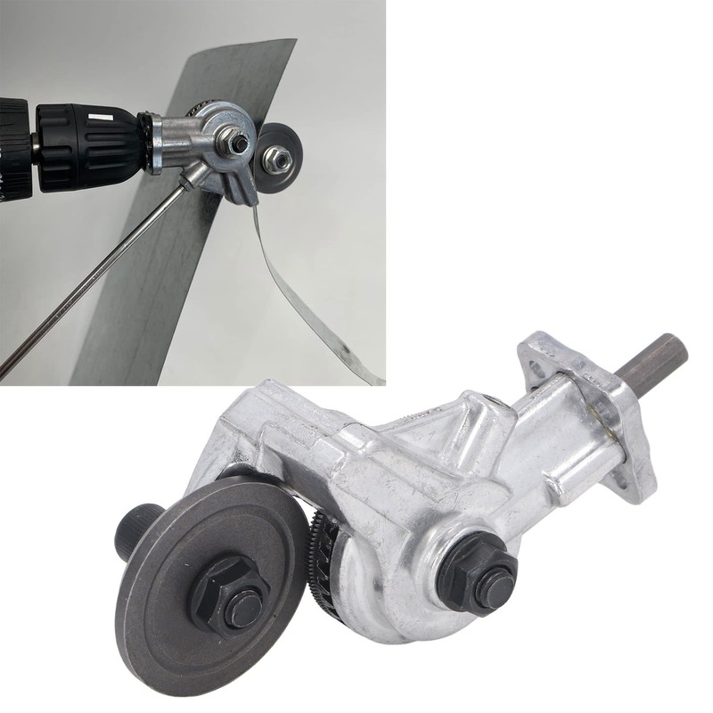 Metal Nibbler Drill Attachment Electric Shears Sheet Cutter Tool Adapter