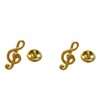 Music brooch treble clef brooch pin pin 2 piece set,