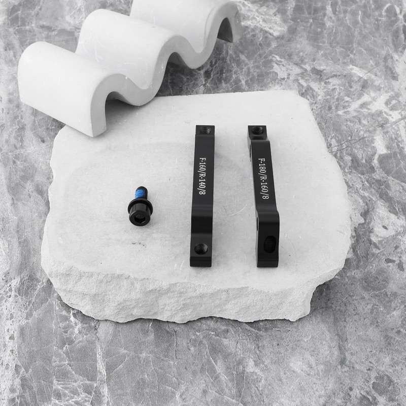 EMSea 2Pcs Rear Front Fork Mount Disc Brake Caliper Mount