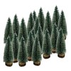 Genérico 5 Pino Arbol Miniatura Adorno Navidad Artificial Mini 15cm