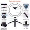 26cm/10in Ring Light LED Live Lamp Fill Light Dimmable USB