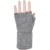 styleBREAKER 09010052 Women's Fingerless Knitted Gloves Plain with Waistband Warm