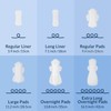 100% Organic Pads for Women, Organic Cotton Cover Pad -