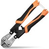 8 Inch Steel Bolt Cutter, Cr-V Mini Wire Cutter, Cable,