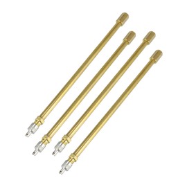 A ABSOPRO 4pcs 200mm/7.87" Car Tire Valve Stem Air Inflation Extension Adaptor Automotive Parts Item Replacement