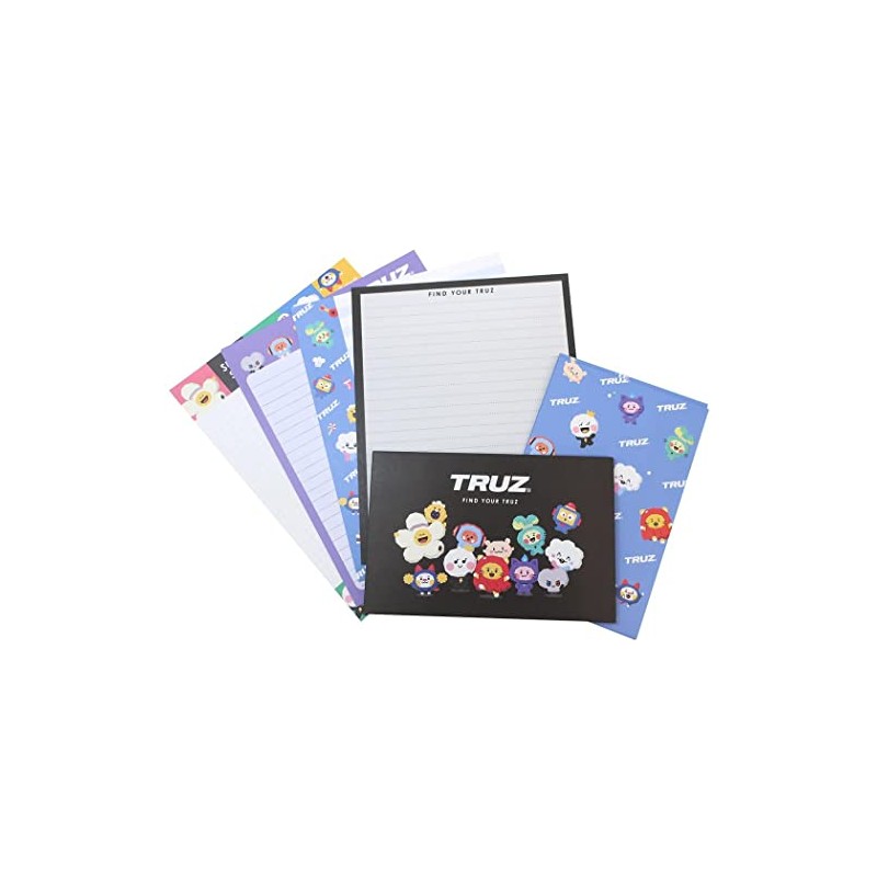 Kamiojapan TRUZ Volume Up Letter Set / Black Line Friends
