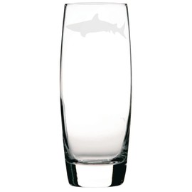 Shark Engraved Hi-Ball Glass, Gift for Women, Gift for Men