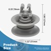 MospdyGear 4 Pcs 611666 Dishwasher Upper Basket Wheel, Dishwasher Racks