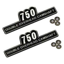 Mad Max Side Cover Emblem 750 Left & Right Set Pin Up Fits 750cc DOHC Kawasaki Honda Yamaha Suzuki kawasaki honda yamaha suzuki etc Zephyr 750 Z1 Z2 Accessories Custom Parts