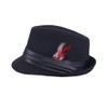 Unisex Timelessly Classic 20s Trilby Fedora Hat Men Women Short
